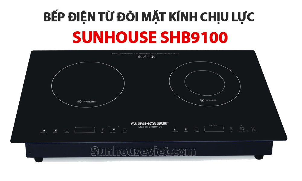 Bep dien tu doi Sunhouse SHB9100 Bep dien tu doi Sunhouse SHB9100