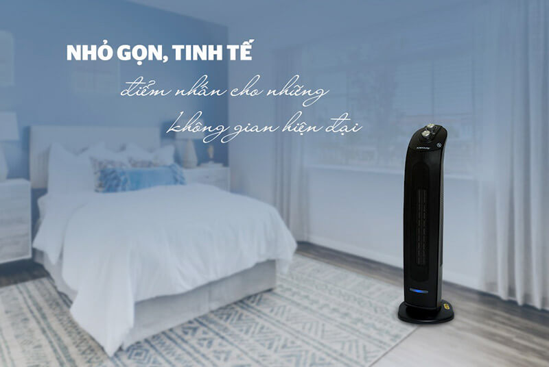 Sưởi điện Ceramic Sunhouse SHD7071 gọn gàng tinh tế, điểm nhấn không gian hiện đại