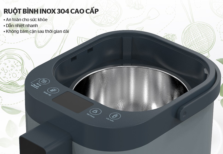 Ruột bình bằng inox 304 cao câp