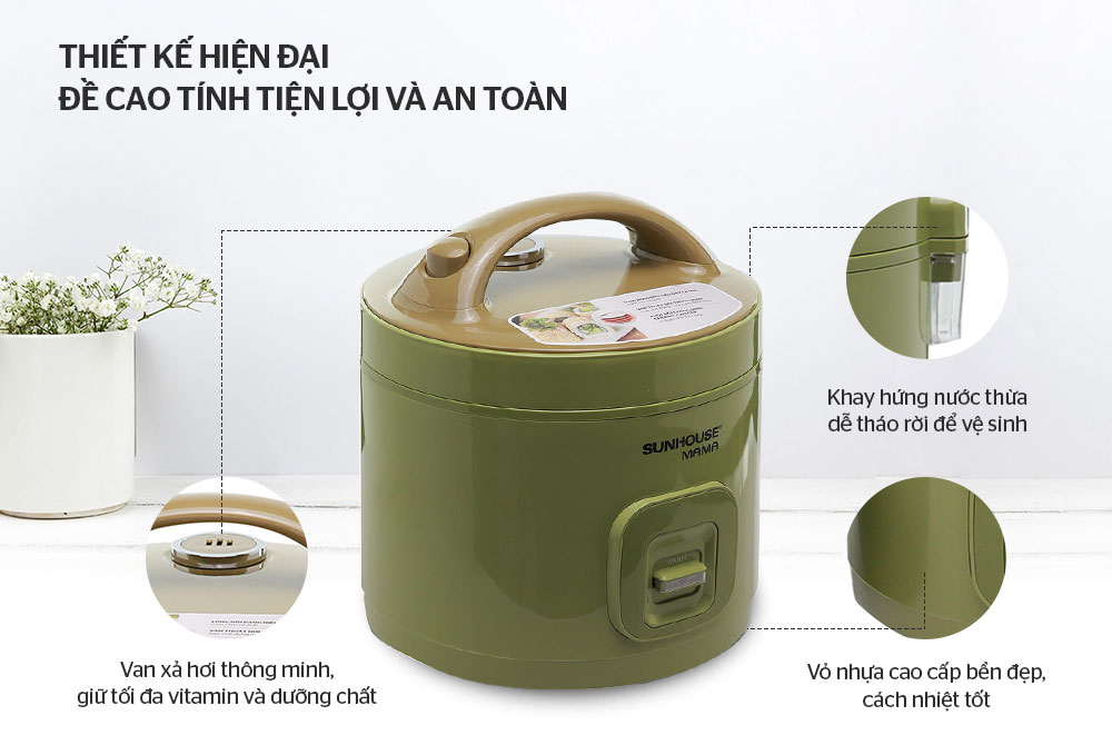 Thiết kế hiện đại, đề cao an toàn cho người dùng