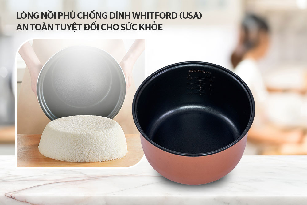 Lòng nồi chống dính Whitford (USA) – An toàn, bền bỉ