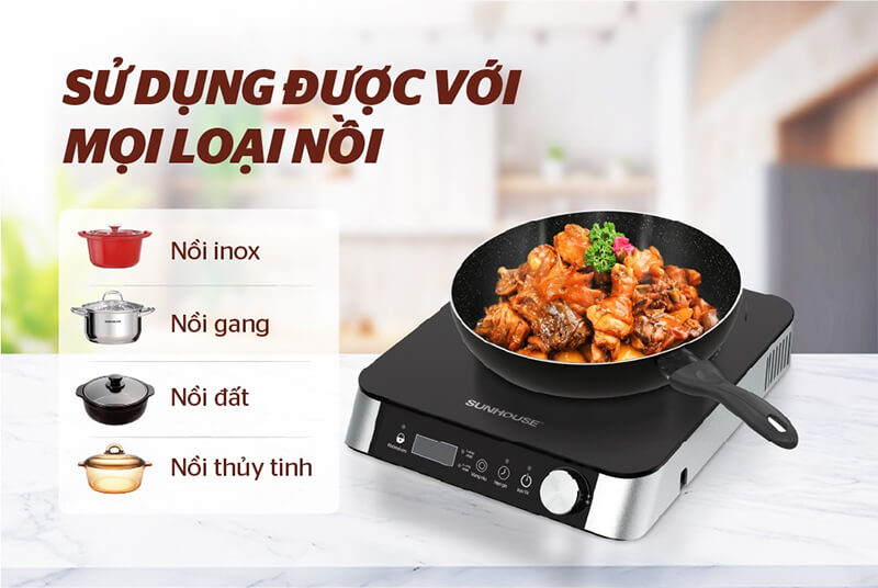 Đa dạng nồi nấu – Không kén chất liệu