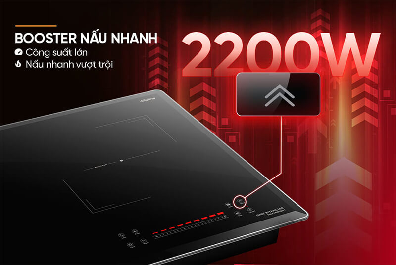 Hiệu năng mạnh mẽ với công suất 4400W
