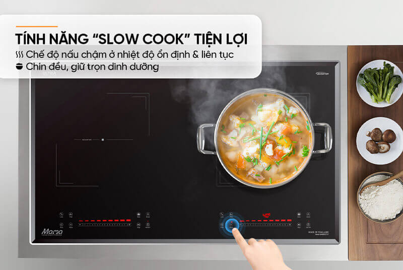 Chế độ Slow Cook – giữ trọn hương vị và dinh dưỡng