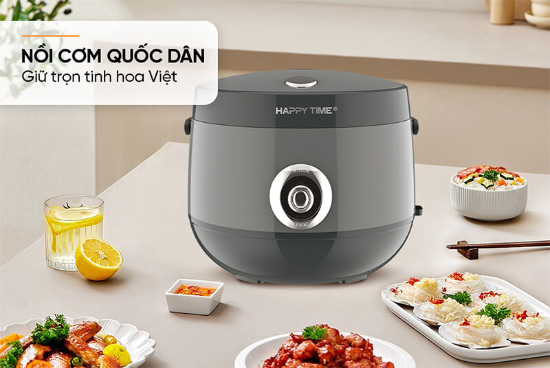 Nồi cơm điện Happy Time HTD8521GR 1.8L