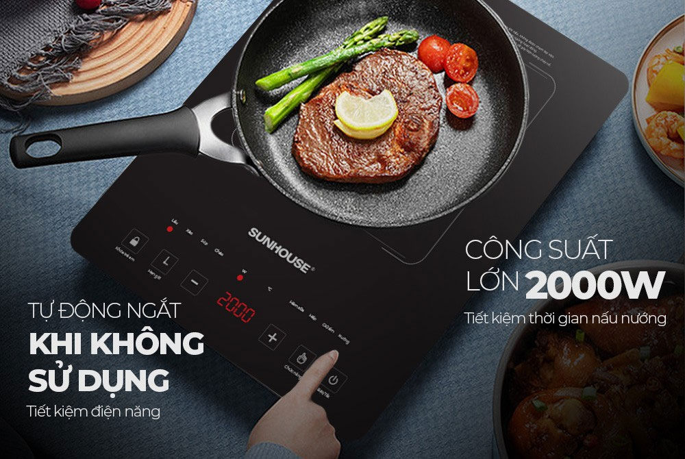 Chức năng hẹn giờ tiện lợi, tiết kiệm thời gian nấu nướng