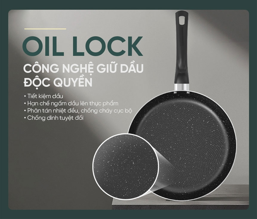 Công nghệ khóa dầu độc quyền Oil-lock