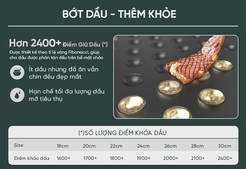 Món chiên bớt dầu, món xào tròn vị tự nhiên