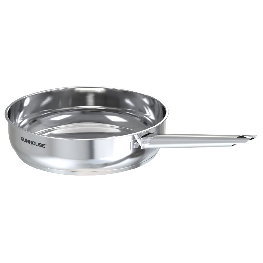 Chảo inox 304 Sunhouse Healthy IN28M9 28cm
