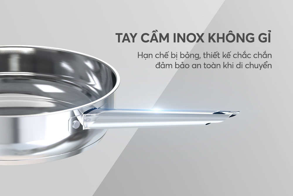 Tay cầm inox cao cấp không gỉ, tán đinh chắc chắn