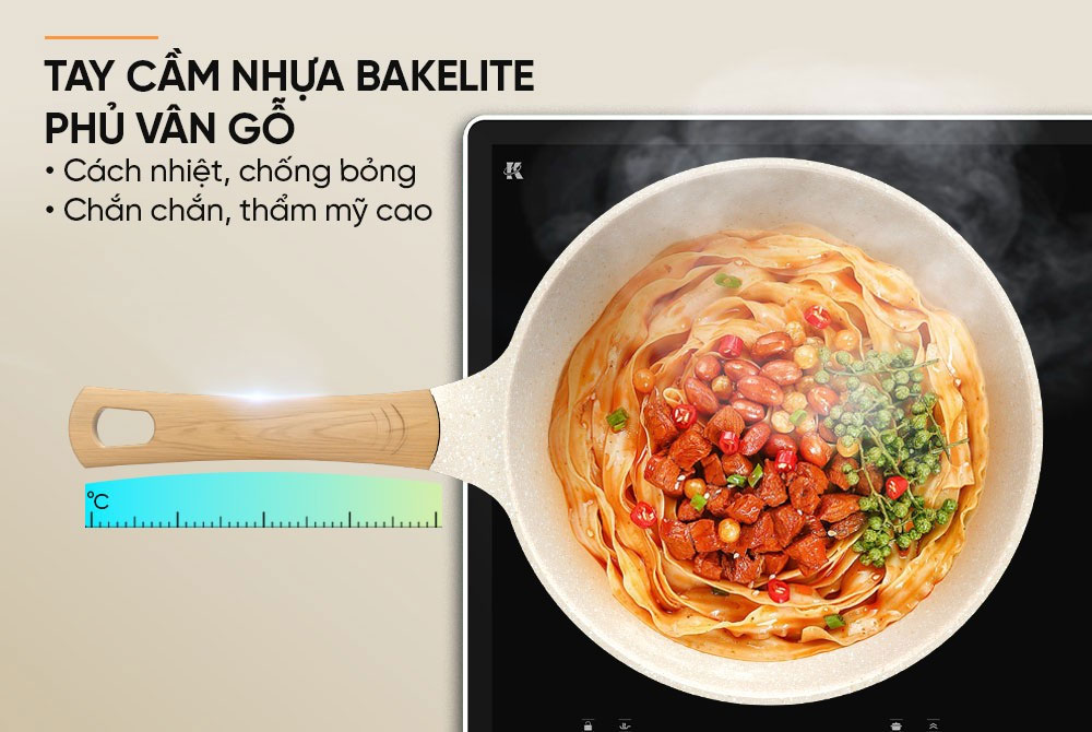 Tay cầm nhựa Bakelite cách nhiệt, chắc chắn