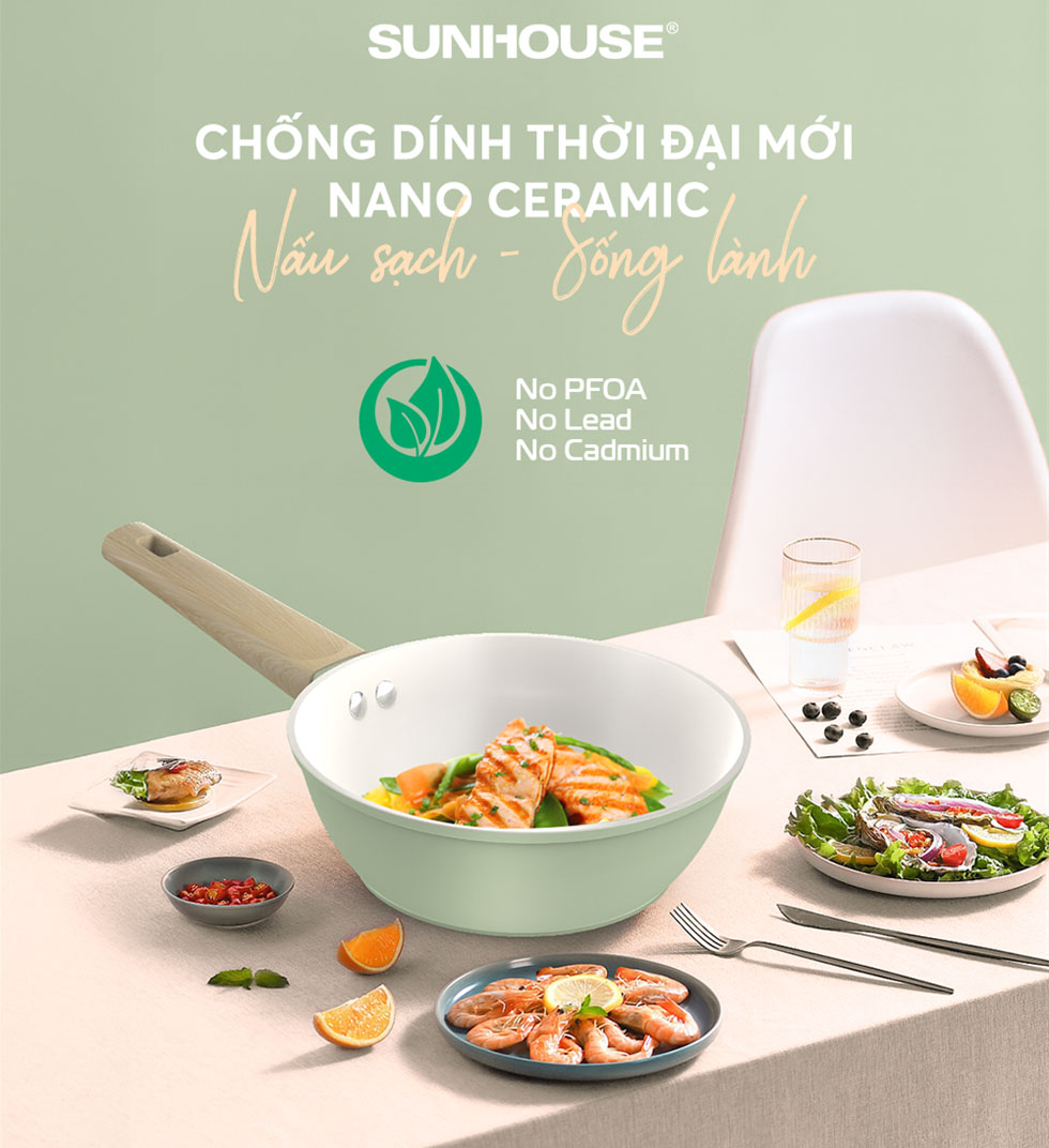 Công Nghệ Chống Dính Nano Ceramic Thời Đại Mới