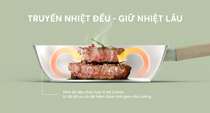 Truyền Nhiệt Đều – Giữ Nhiệt Lâu Dài