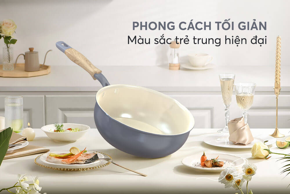 Phong cách tối giản, màu sắc trẻ trung hiện đại