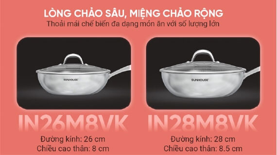 Lòng chảo sâu 8cm – Không gian sáng tạo ẩm thực không giới hạn