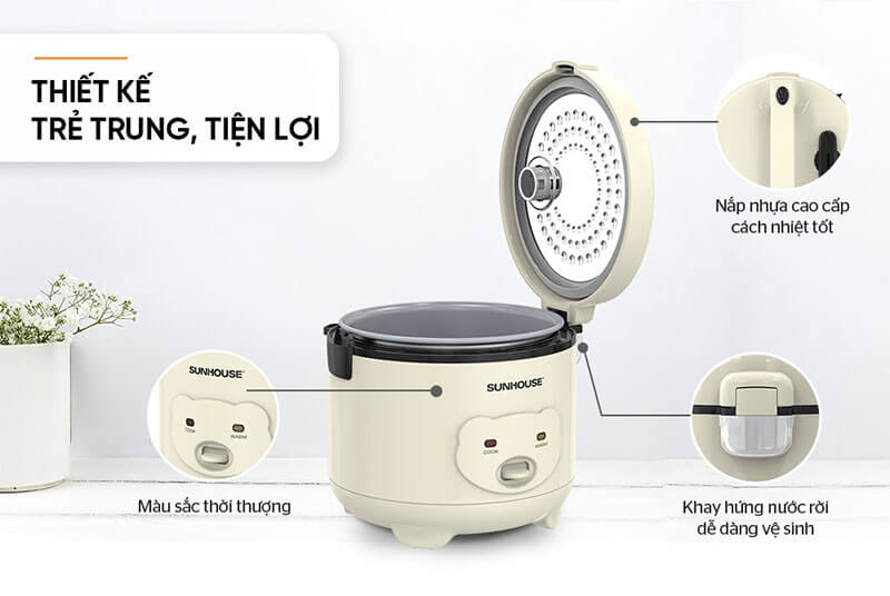 Thiết kế trẻ trung, tiện lợi cho mọi không gian bếp