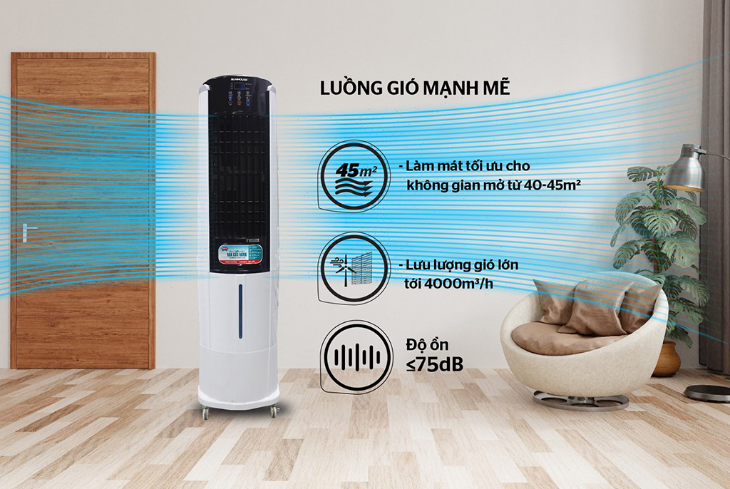 Máy làm mát không khí Sunhouse SHD7737 khả năng làm mát tốt