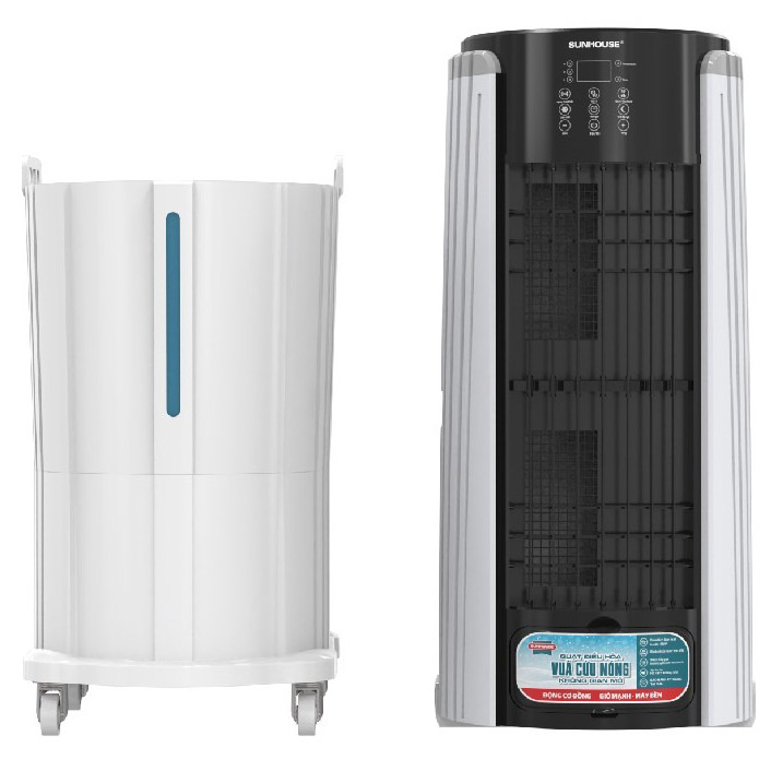 Quạt điều hòa làm mát không khí bằng hơi nước Sunhouse SHD7737 với ngăn nước có thể tháo rời