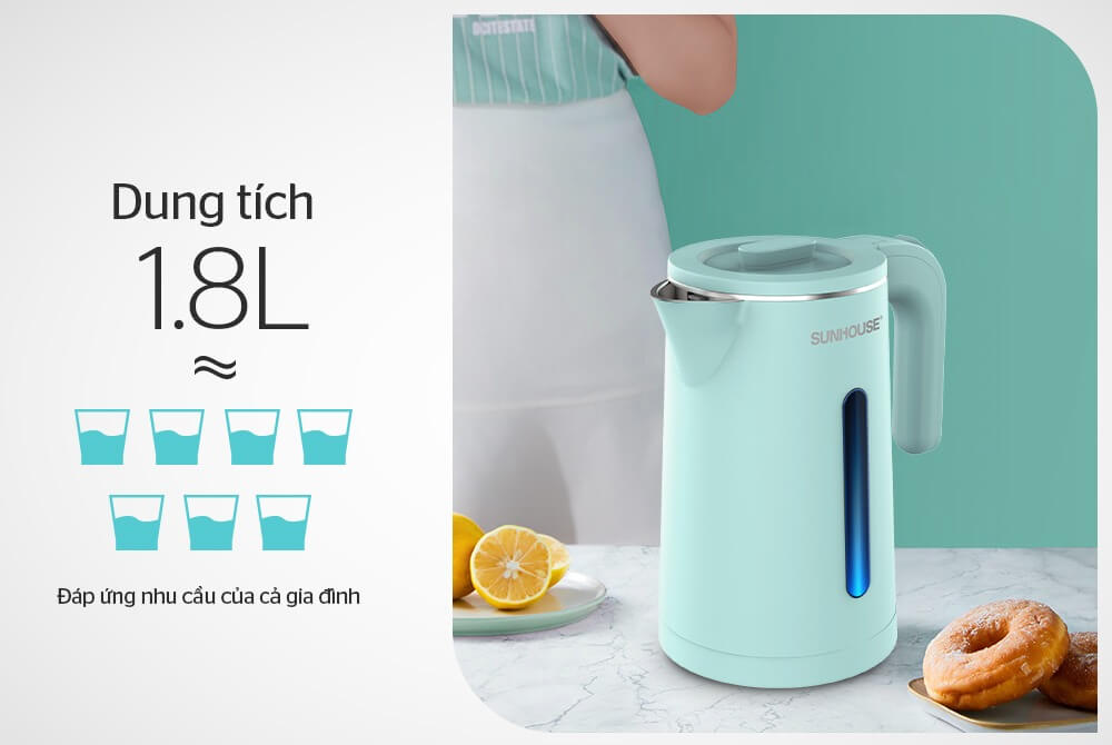 Sunhouse SHD1351 có dung tích vừa đủ phục vụ gia đình 4 - 6 thành viên