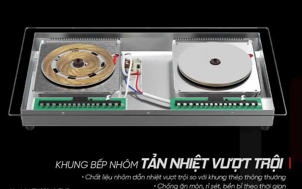 Bếp đôi điện từ luxury ultimate utm83062-t 6 Bếp đôi điện từ Luxury Ultimate UTM83062-T