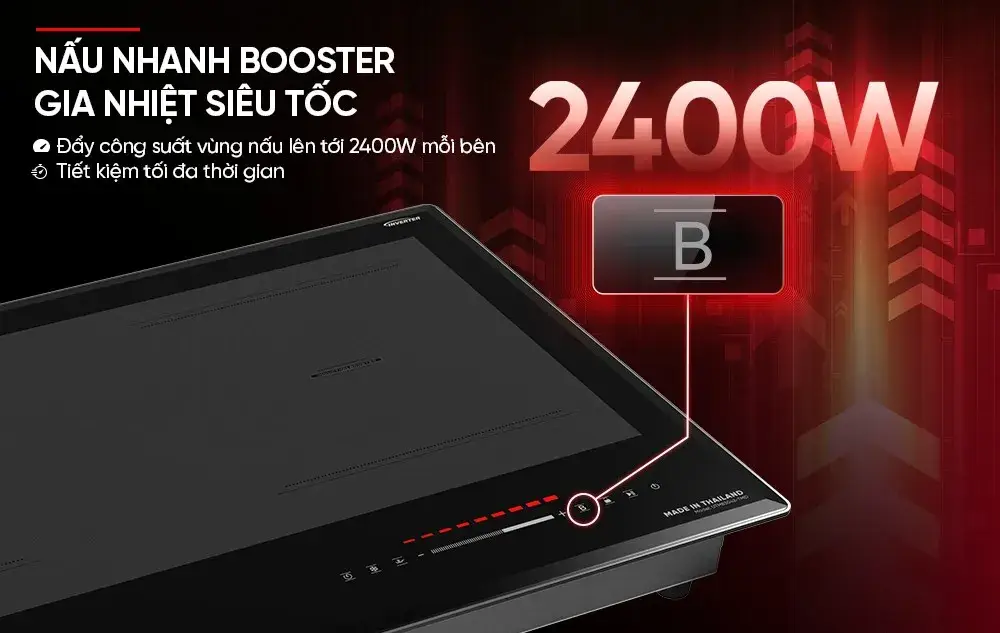 Bếp đôi điện từ luxury ultimate utm83062-t 8 Bếp đôi điện từ Luxury Ultimate UTM83062-T