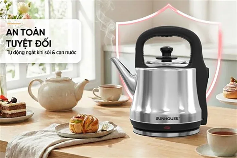 Ấm siêu tốc inox 5L Sunhouse SHD1403 3