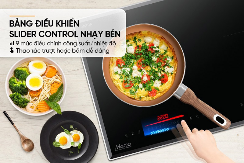BẾP ĐÔI ĐIỆN TỪ SUNHOUSE MAMA MMB5588