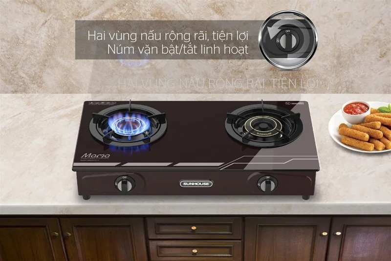 Bếp gas dương kính Sunhouse Mama MMB33032-V