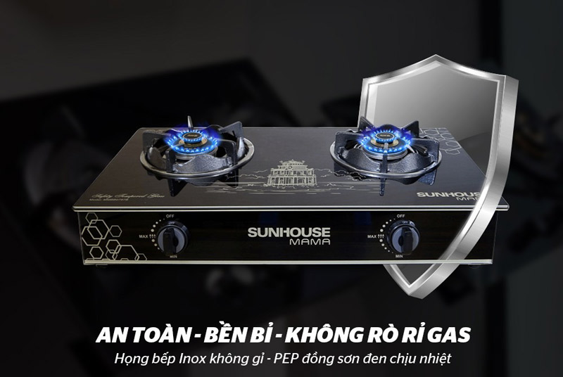 Bếp gas dương kính sunhouse mama mmbb0787b 15 Bếp gas dương kính SUNHOUSE MAMA MMBB0787B