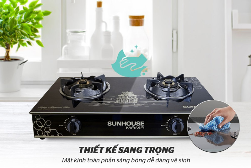 Bếp gas dương kính sunhouse mama mmbb0787b 11 Bếp gas dương kính SUNHOUSE MAMA MMBB0787B