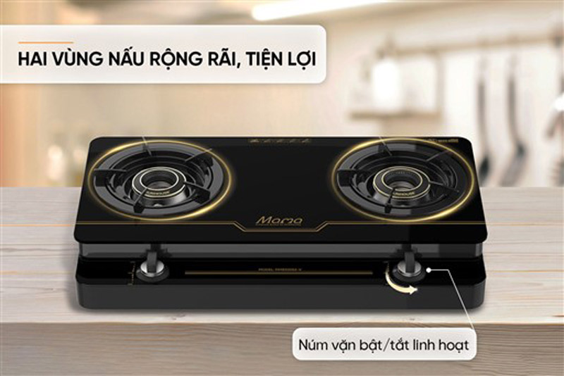 Bếp gas dương kính sunhouse mmb33052-v 7 Bếp gas dương kính SUNHOUSE MMB33052-V