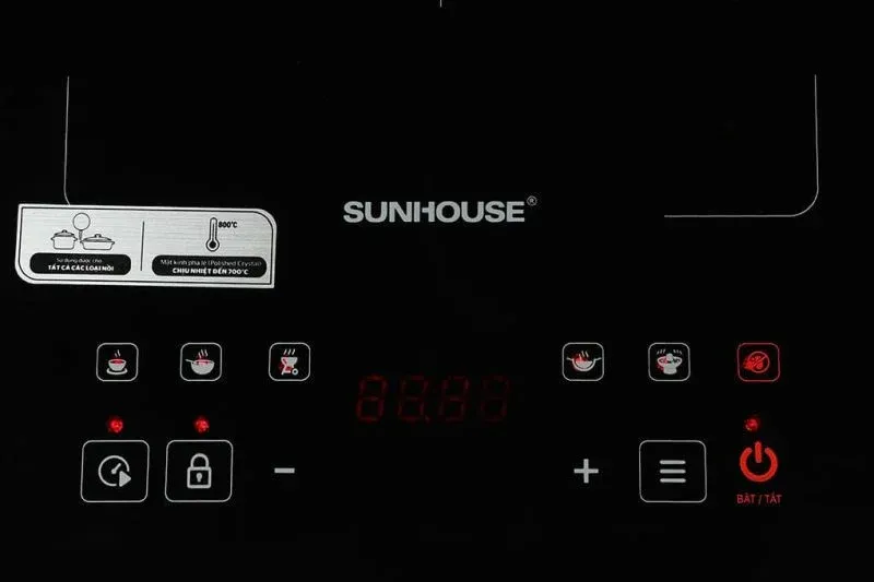 Bếp hồng ngoại đơn sunhouse shd6006a 6 Bếp hồng ngoại đơn Sunhouse SHD6006A