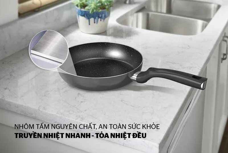 Chảo chống dính sunhouse ct24 plus 4 Chảo chống dính Sunhouse CT24 Plus - Ảnh 4