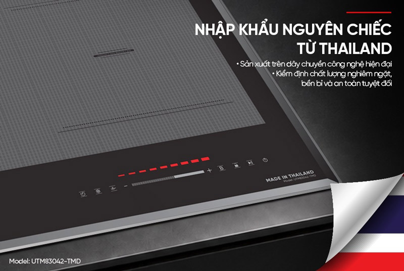 Bếp đôi điện từ luxury ultimate utm83042-tmd 5 BẾP ĐÔI ĐIỆN TỪ LUXURY ULTIMATE UTM83042-TMD