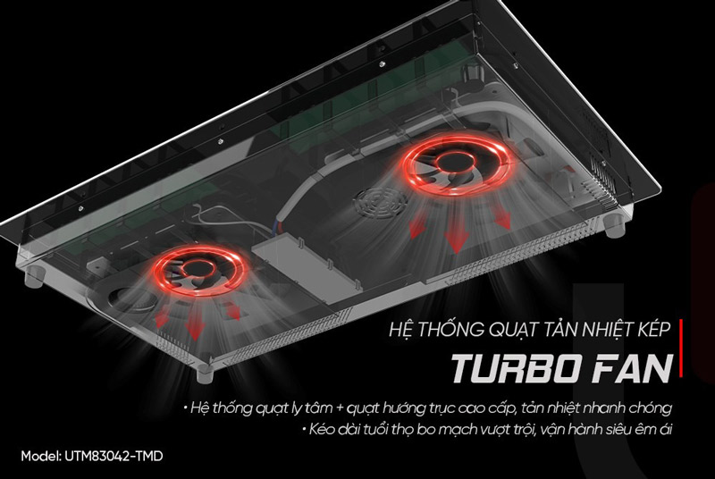 Bếp đôi điện từ luxury ultimate utm83042-tmd 9 BẾP ĐÔI ĐIỆN TỪ LUXURY ULTIMATE UTM83042-TMD