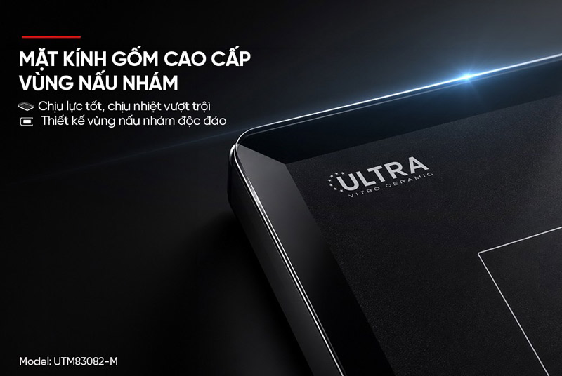 Bếp đôi điện từ luxury ultimate utm83082-m 10 Bếp đôi điện từ Luxury Ultimate UTM83082-M