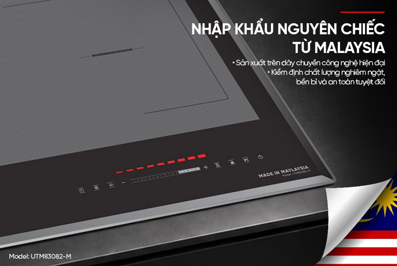 Bếp đôi điện từ luxury ultimate utm83082-m 5 Bếp đôi điện từ Luxury Ultimate UTM83082-M