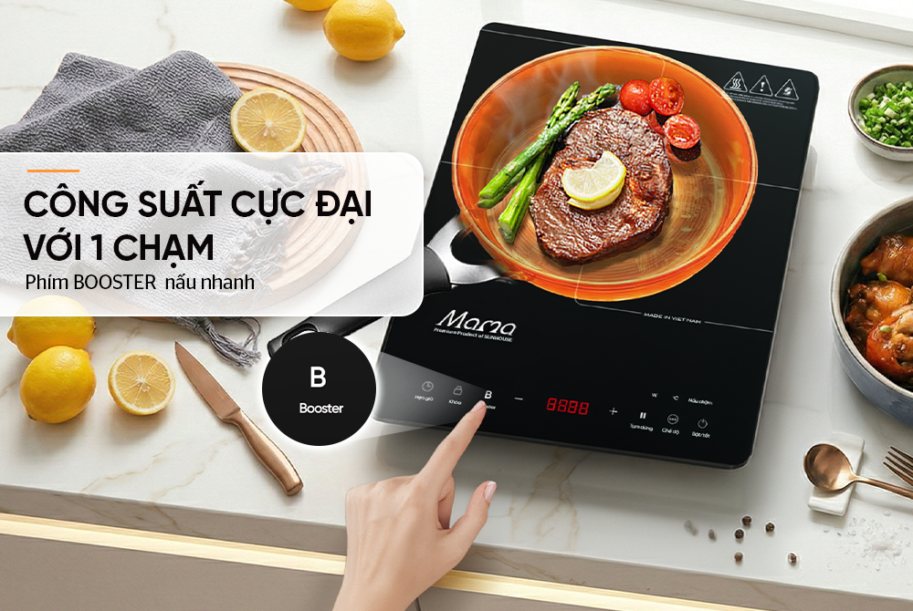 Bếp từ đơn cảm ứng sunhouse mama shd6888 12 Bếp từ đơn cảm ứng Sunhouse Mama SHD6888