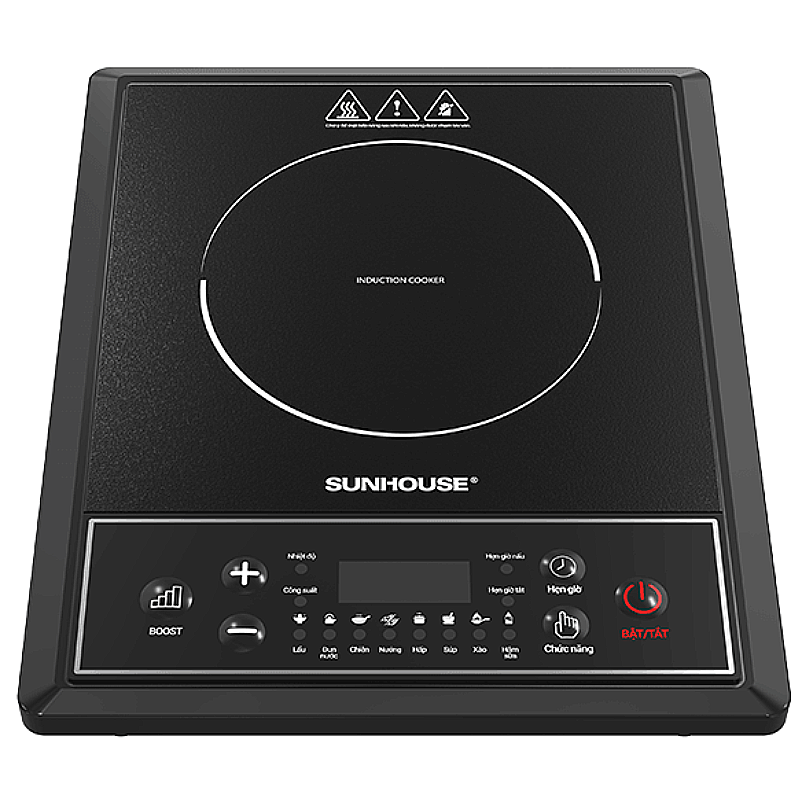 Bếp từ đơn sunhouse shd6154 2 Bếp từ đơn Sunhouse SHD6154
