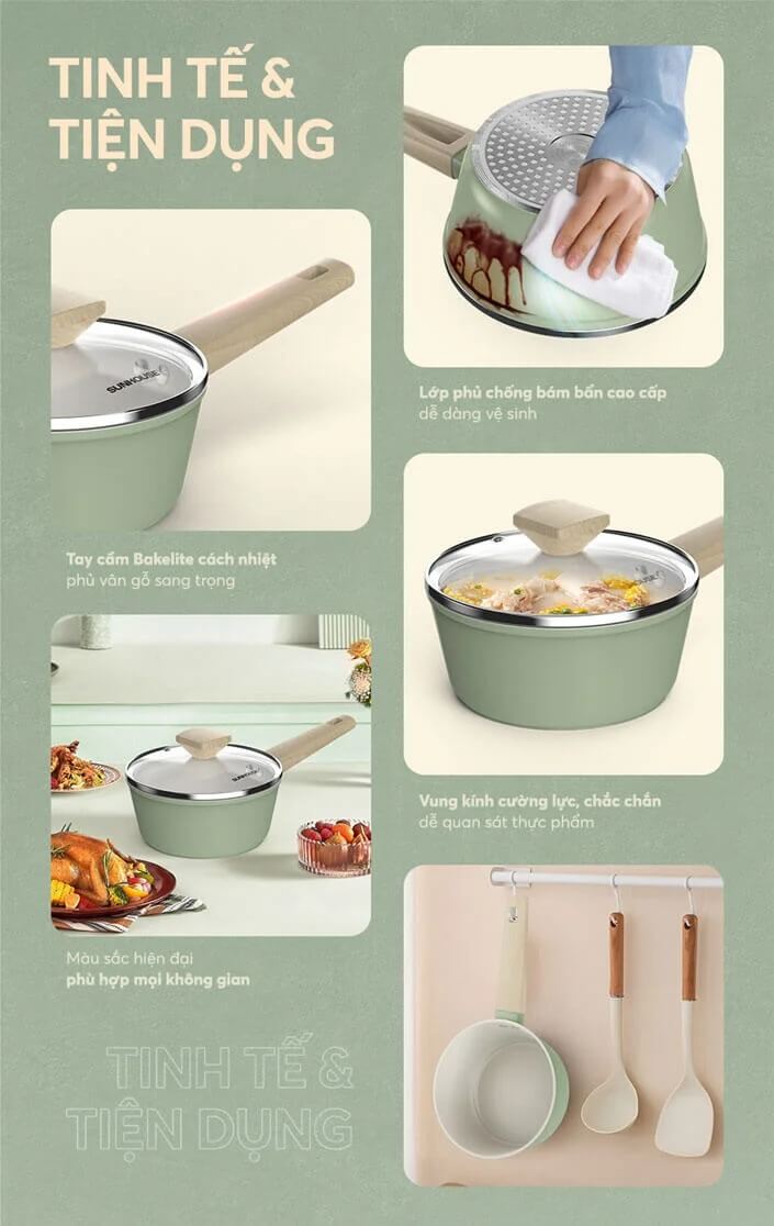 QUÁNH PHỦ SỨ NANO ĐÁY TỪ SUNHOUSE HEALTHY MP18T tinh tế và tiện dụng