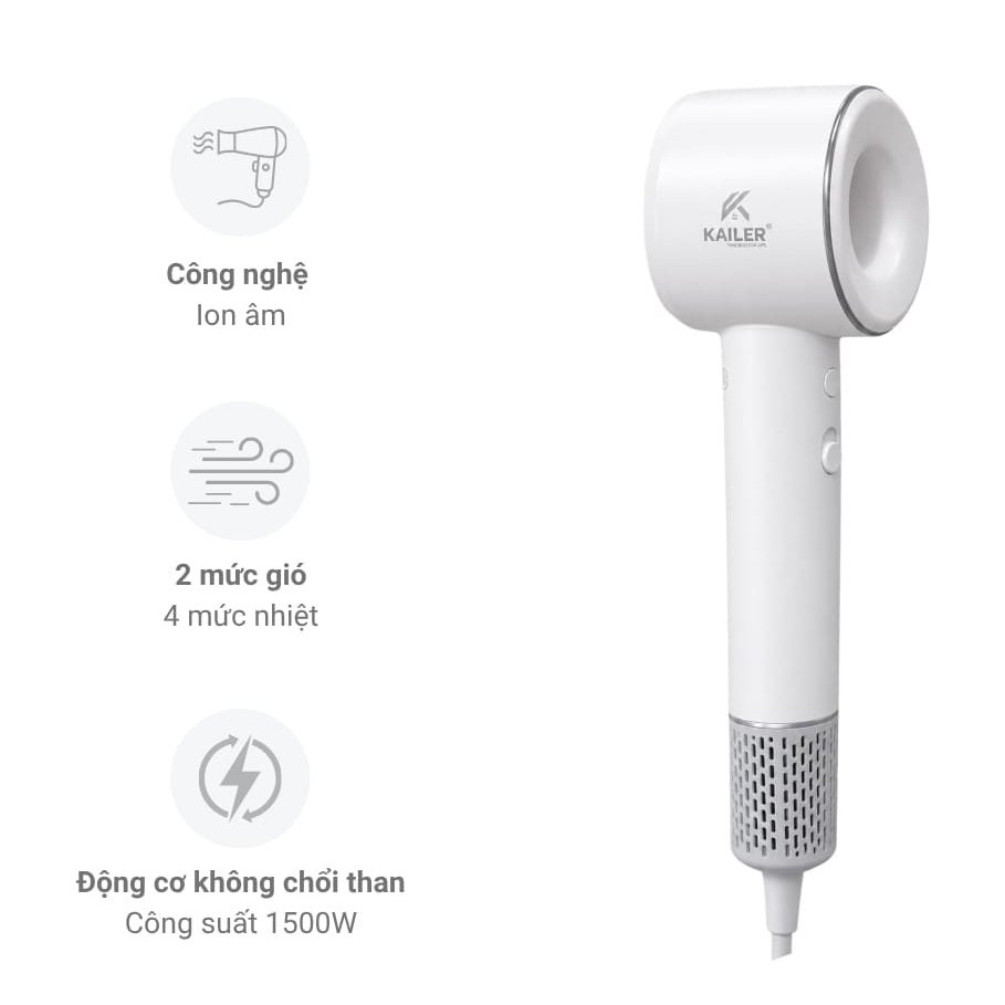 Máy sấy tóc kailer kl-st22 3 Máy sấy tóc Kailer KL-ST22
