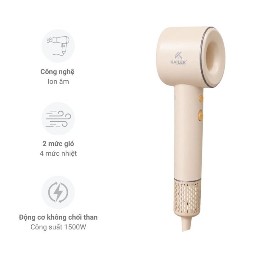 Máy sấy tóc kailer kl-st22 2 Máy sấy tóc Kailer KL-ST22