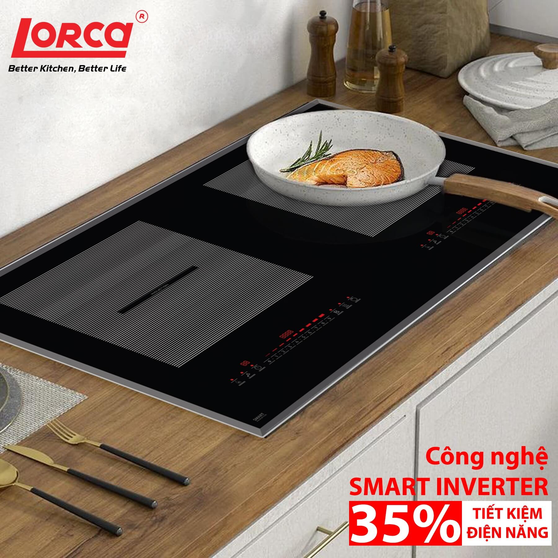 BẾP TỪ ĐÔI LORCA LCI 886 PRO