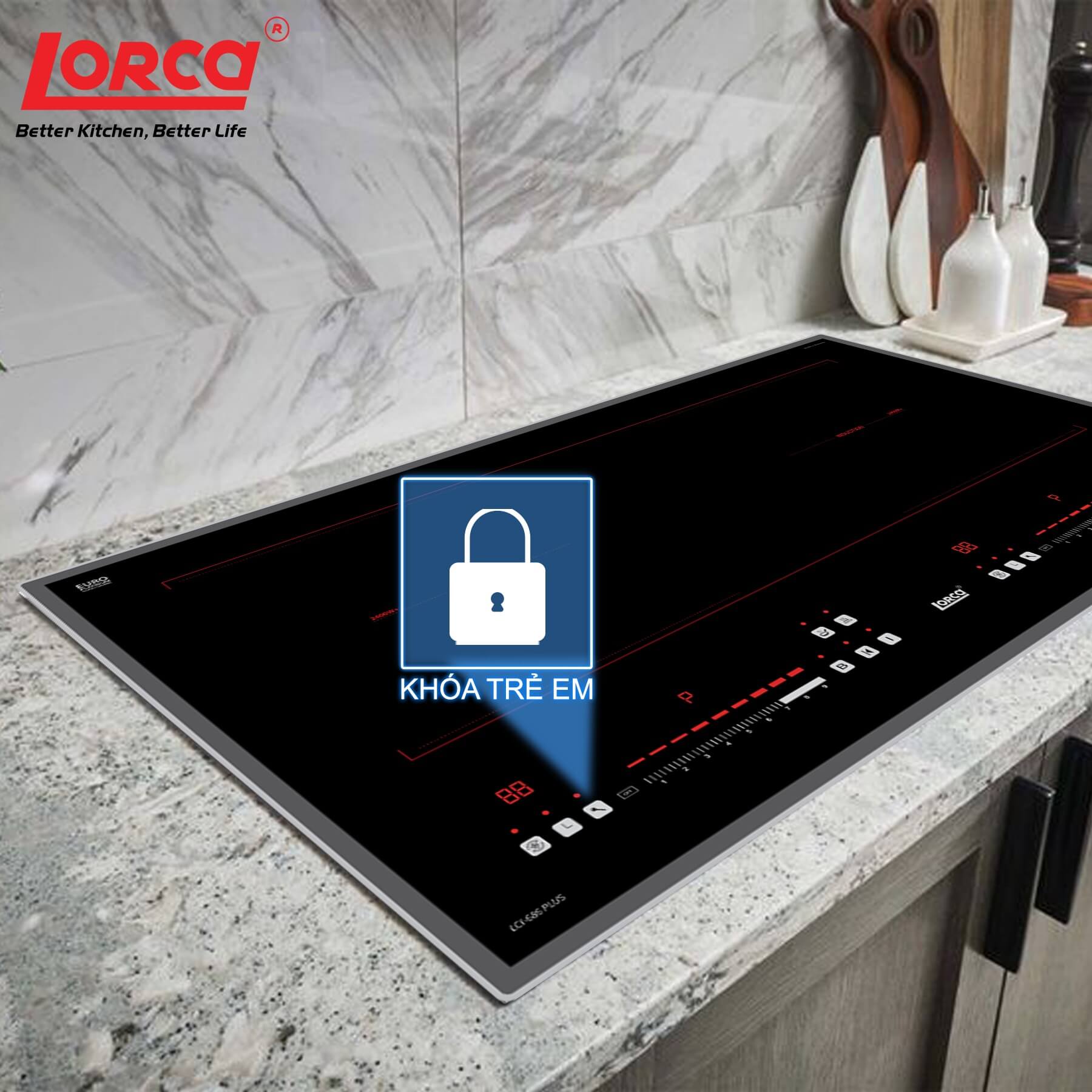 BẾP TỪ ĐÔI LORCA LCI 686 PLUS