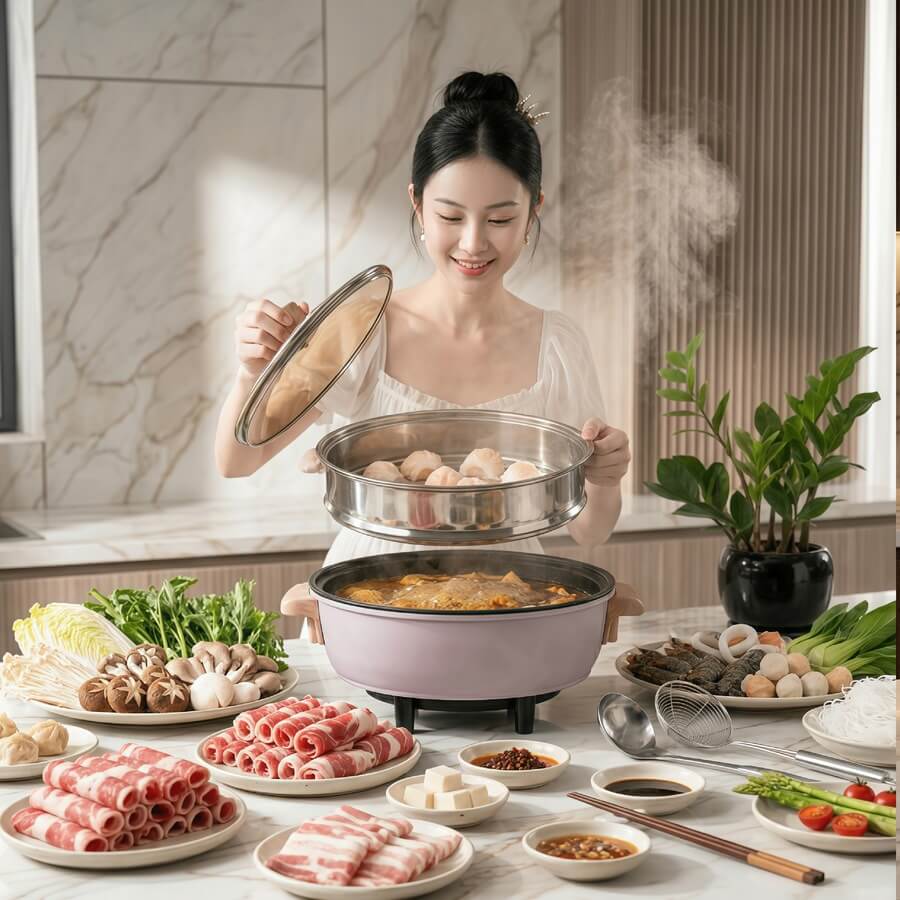 Nồi Lẩu Hấp Đa Năng Lock&King LK-6201