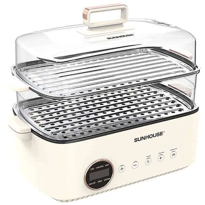 Lẩu hấp đa năng 14. 5l sunhouse shd4593 2 Lẩu hấp đa năng 14.5L Sunhouse SHD4593