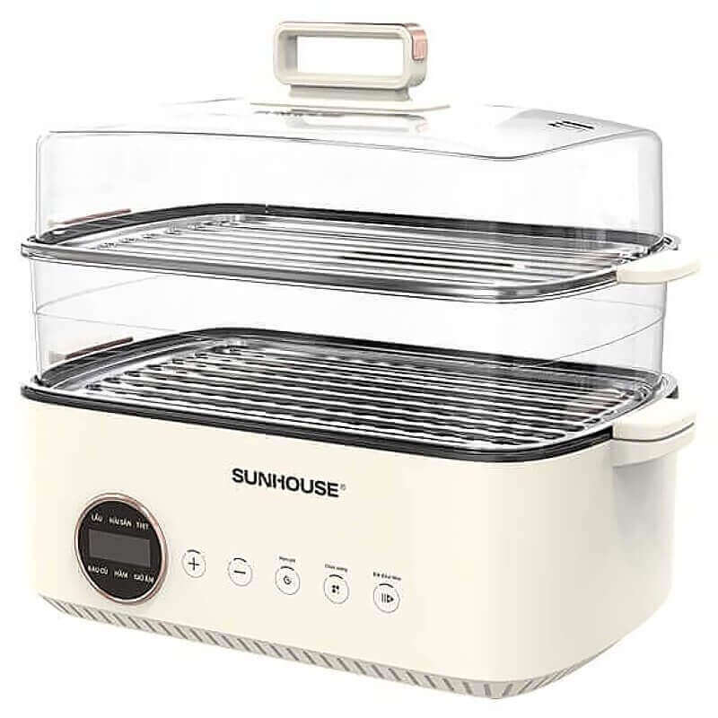 Lẩu hấp đa năng 14. 5l sunhouse shd4593 3 Lẩu hấp đa năng 14.5L Sunhouse SHD4593
