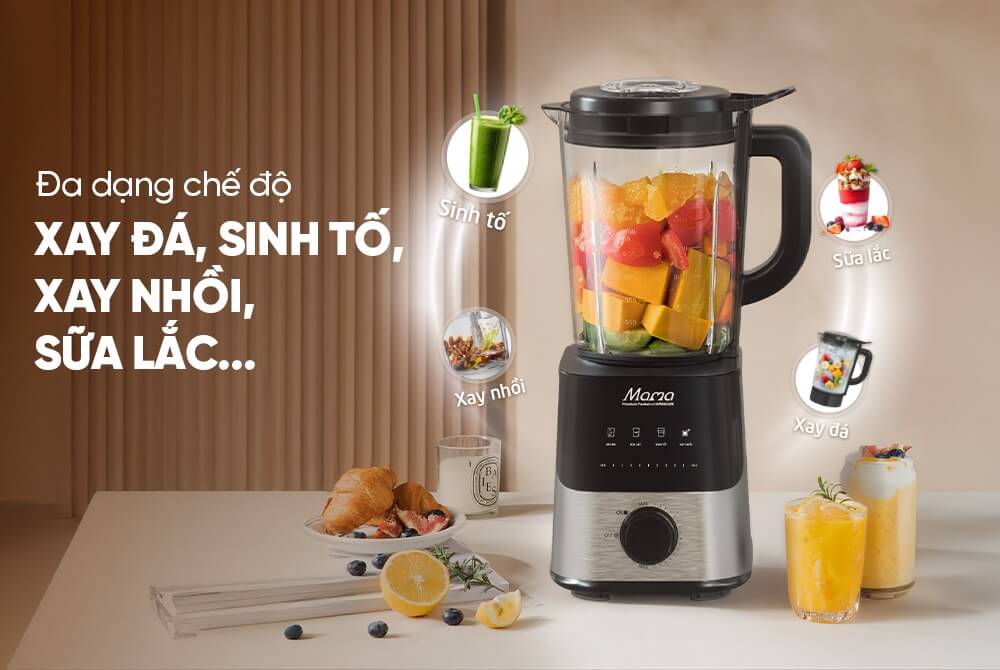 Máy xay sinh tố đa năng SUNHOUSE MAMA SHD5354 đa dạng chế độ xay
