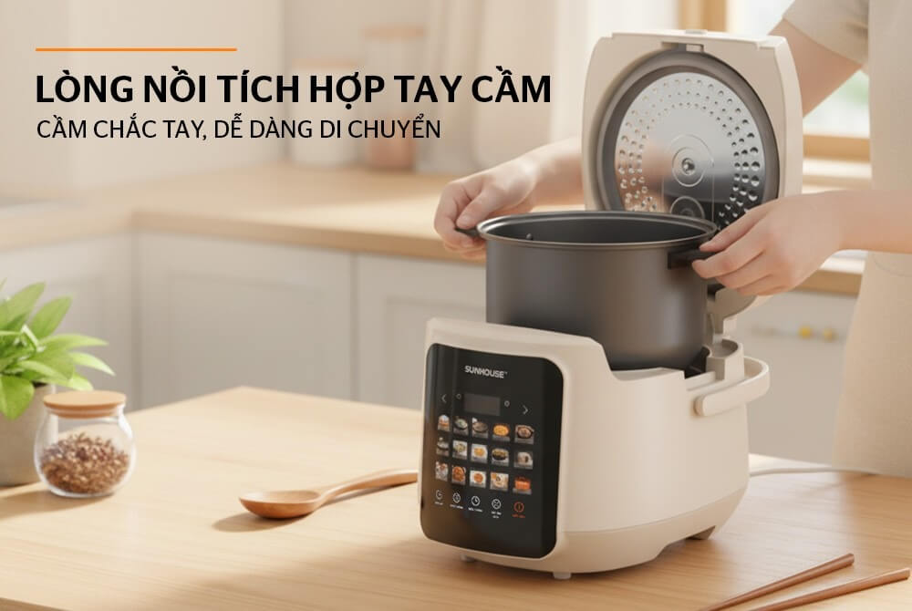 Nồi cơm điện tử 1.8L Sunhouse SHD8925