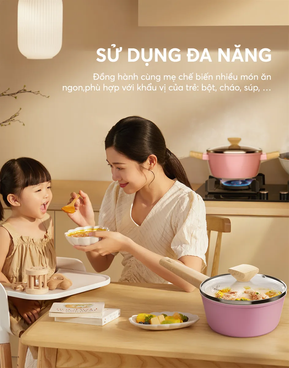 Quánh phủ sứ Nano đáy từ Sunhouse Healthy MP18P 5